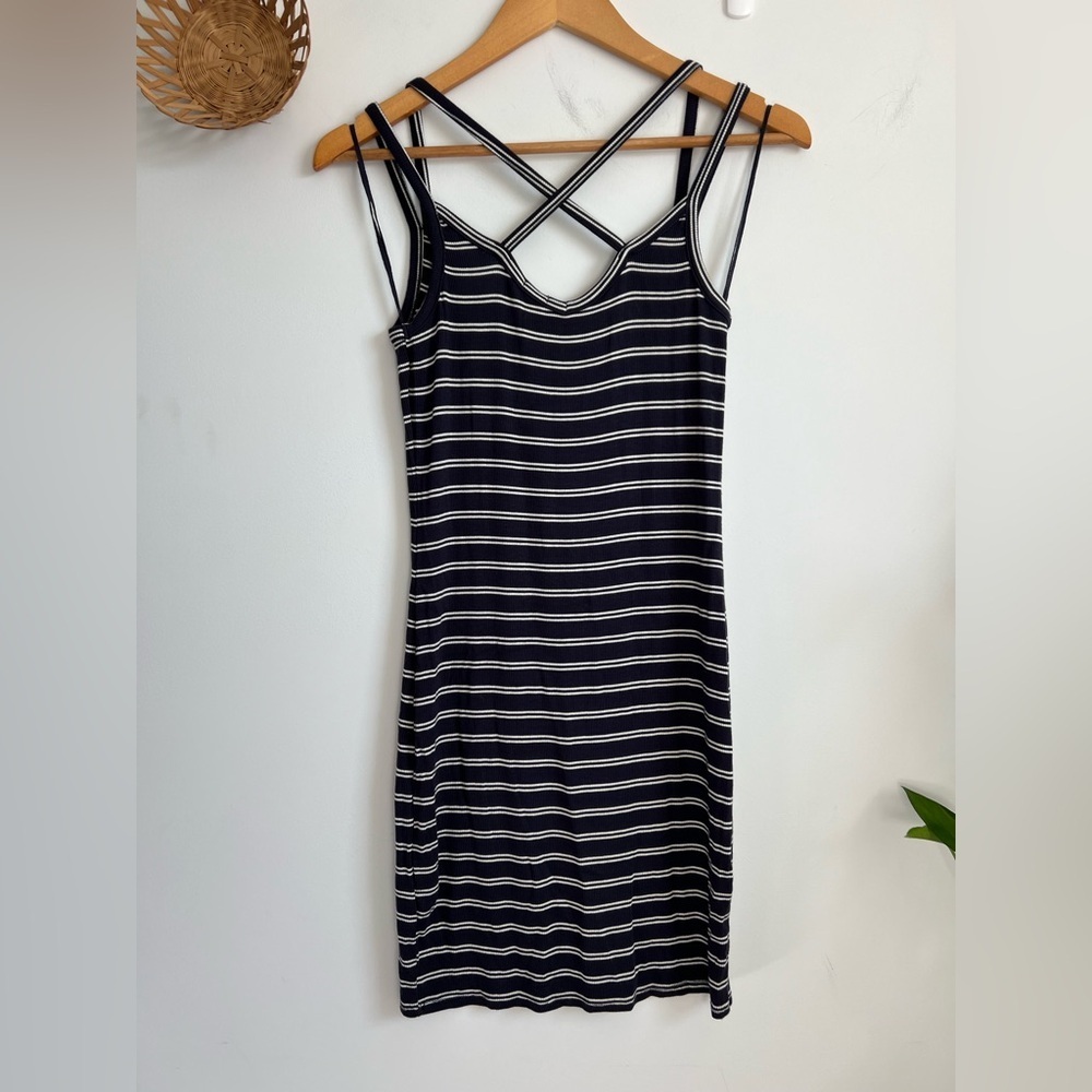 Ribbed Mini Dress Size Medium Pit - Picture 4 of 7
